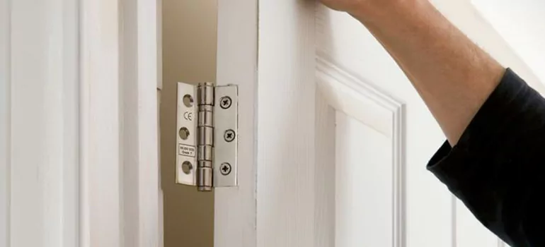 Bathroom Stall Door Hinge Repair in Richmond West, FL